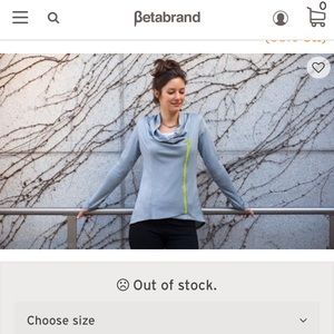 Asymmetrical yoga tunic